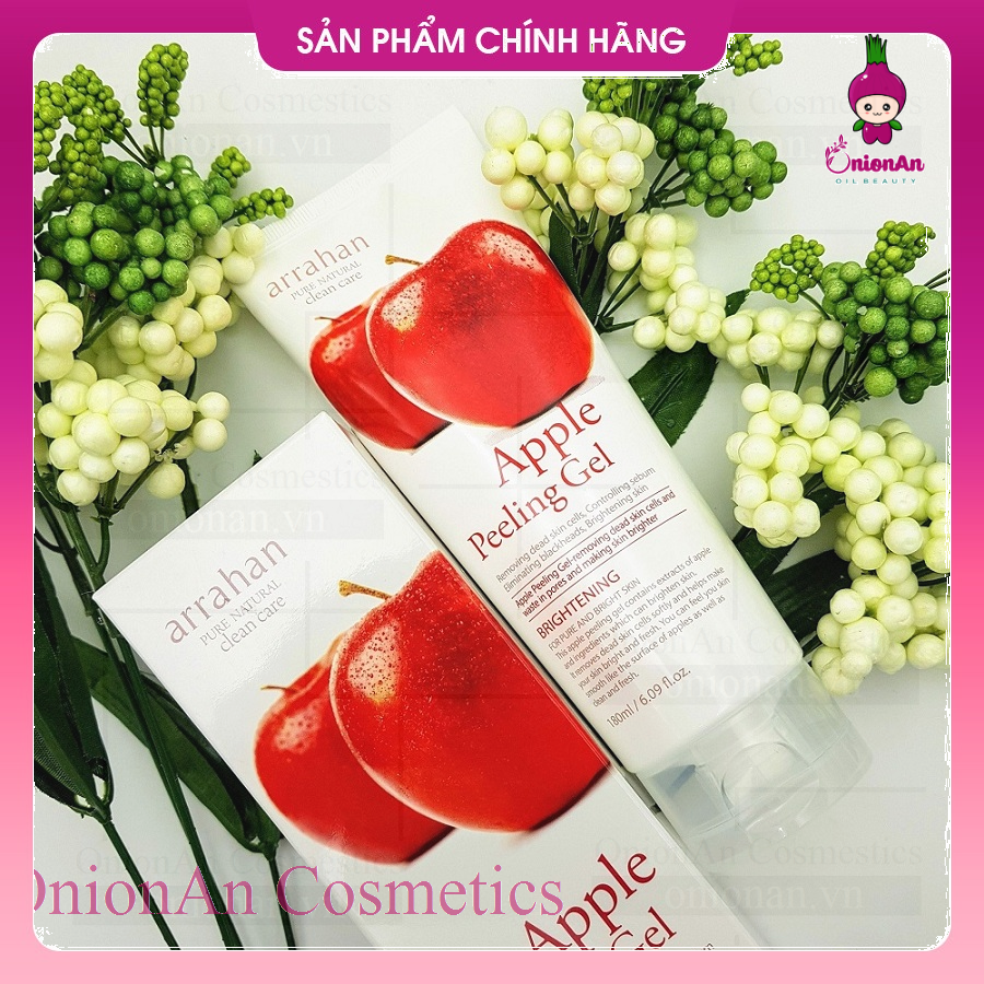 Gel Tẩy Da Chết, Làm Sáng Da Arrahan Apple Peeling Gel